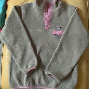patagonia synchilla sweatshirt.